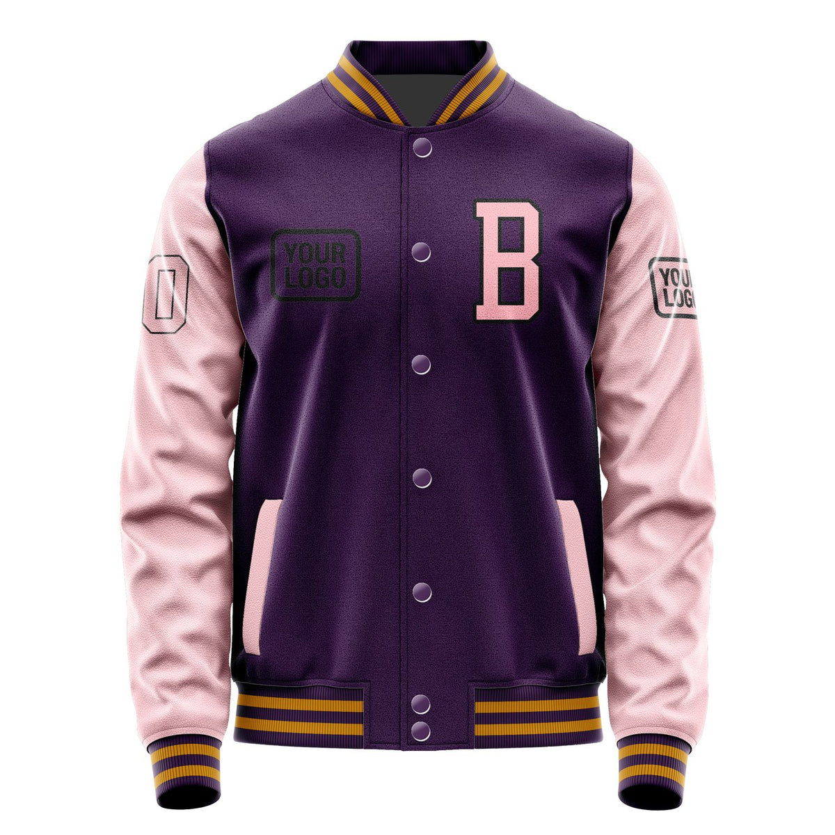 Custom Purple Light Pink Jacket JA070721071917212117