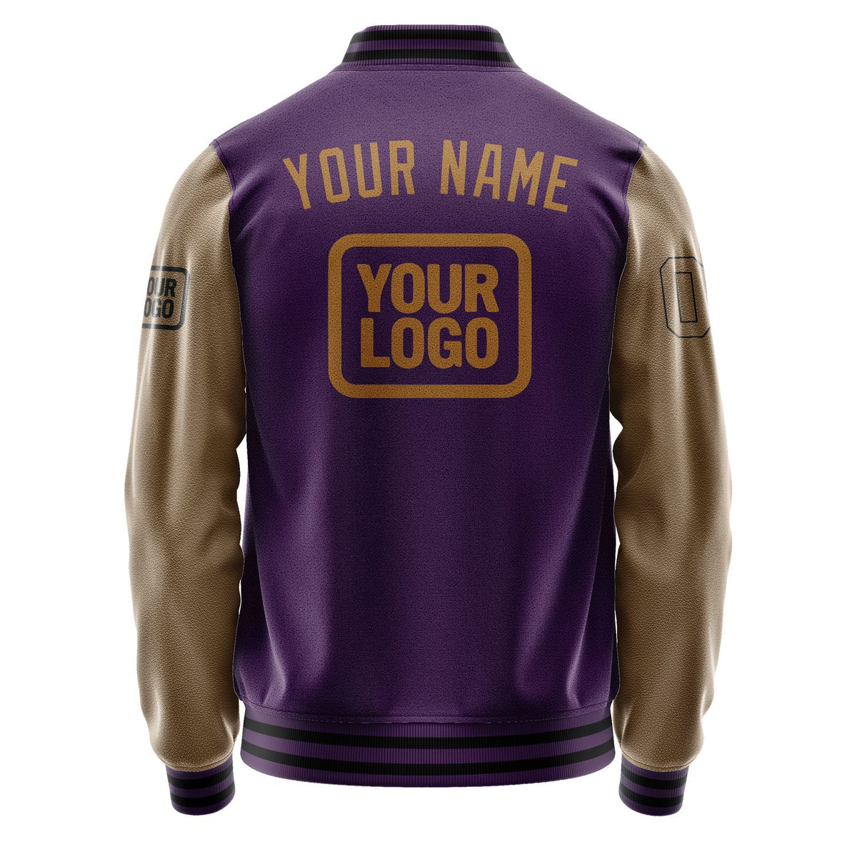 Custom Purple Khaki Jacket JA070722071717222217