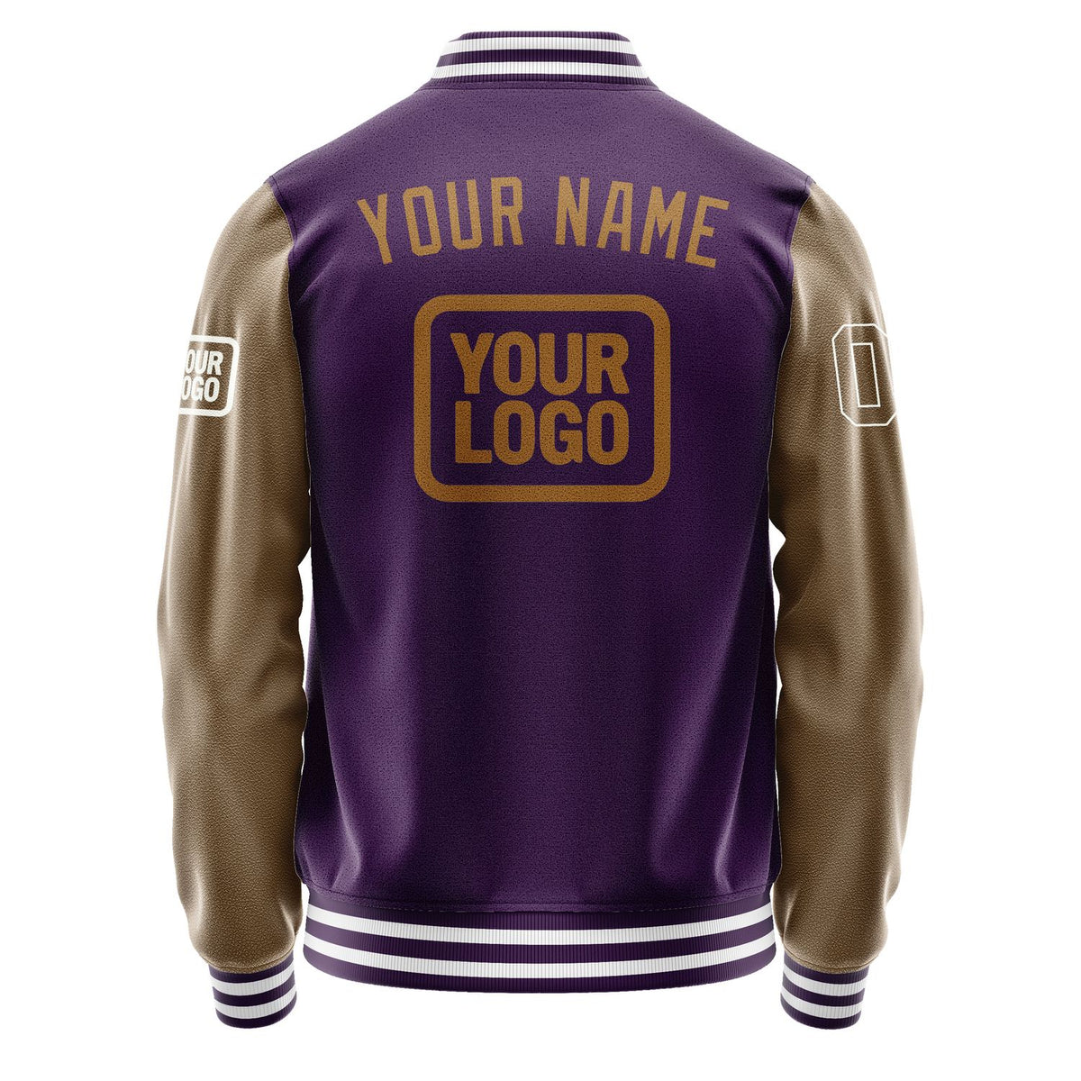 Custom Purple Khaki Jacket JA070722071818222218