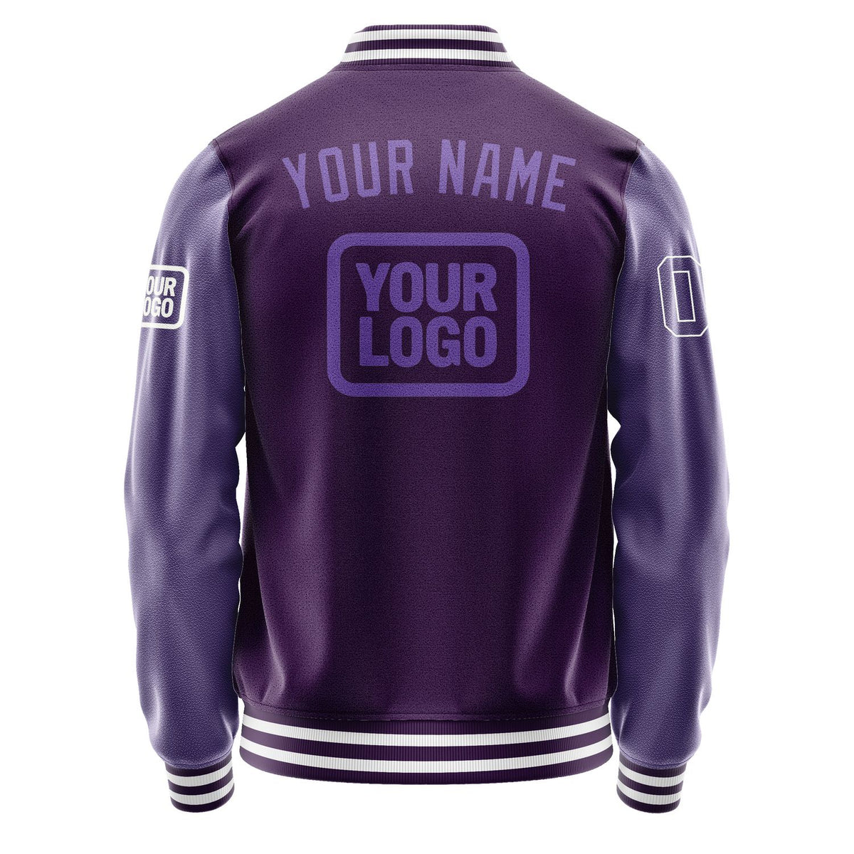 Custom Purple Light Purple Jacket JA070723071818232318