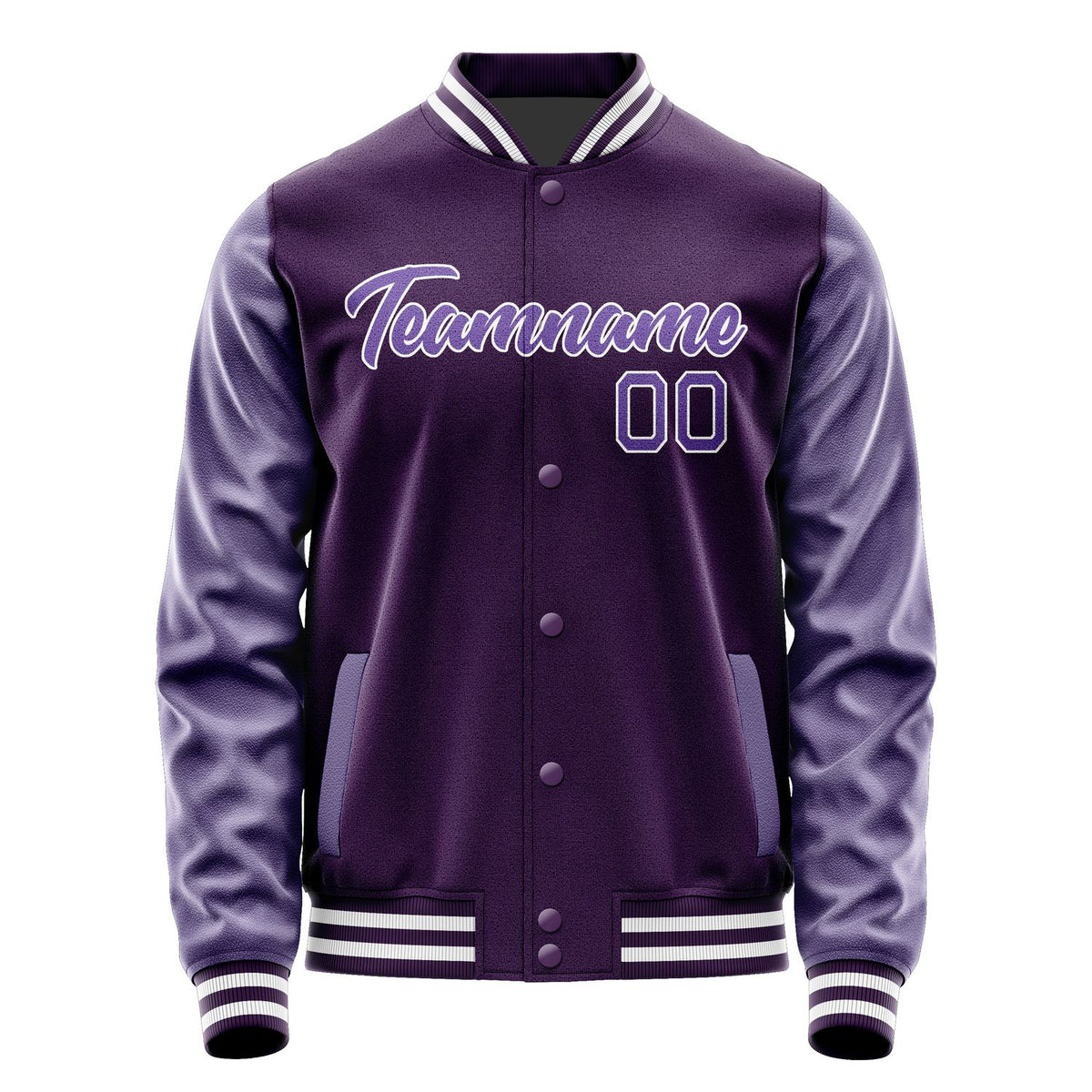 Custom Purple Light Purple Jacket JA0707230717B21723