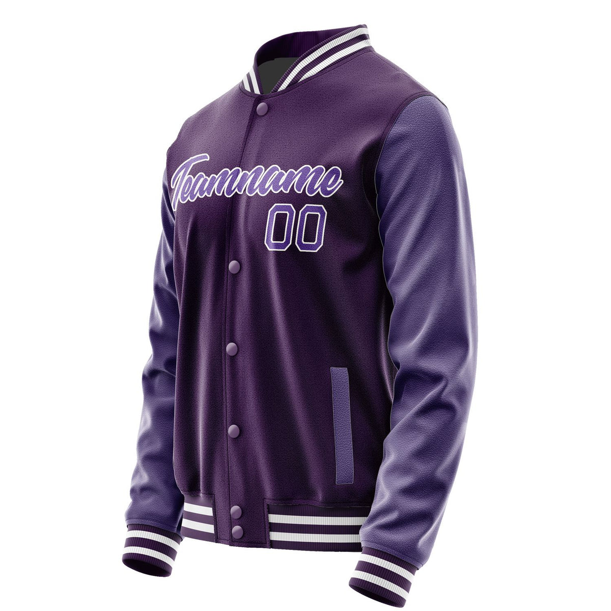 Custom Purple Light Purple Jacket JA0707230717B21723