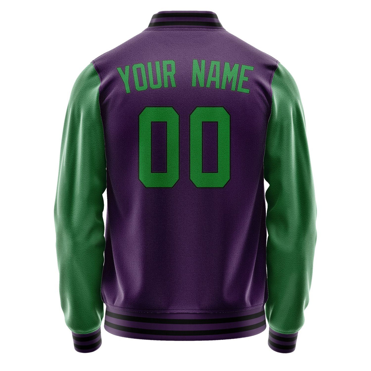 Custom Purple Emerald Green Jacket JA0707240717B31724