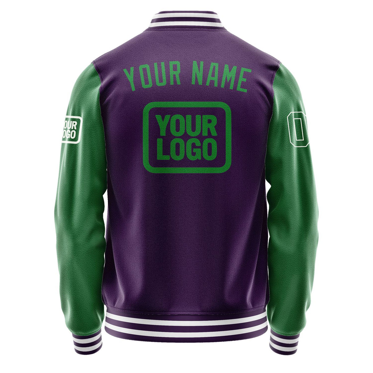 Custom Purple Emerald Green Jacket JA070724071818242418