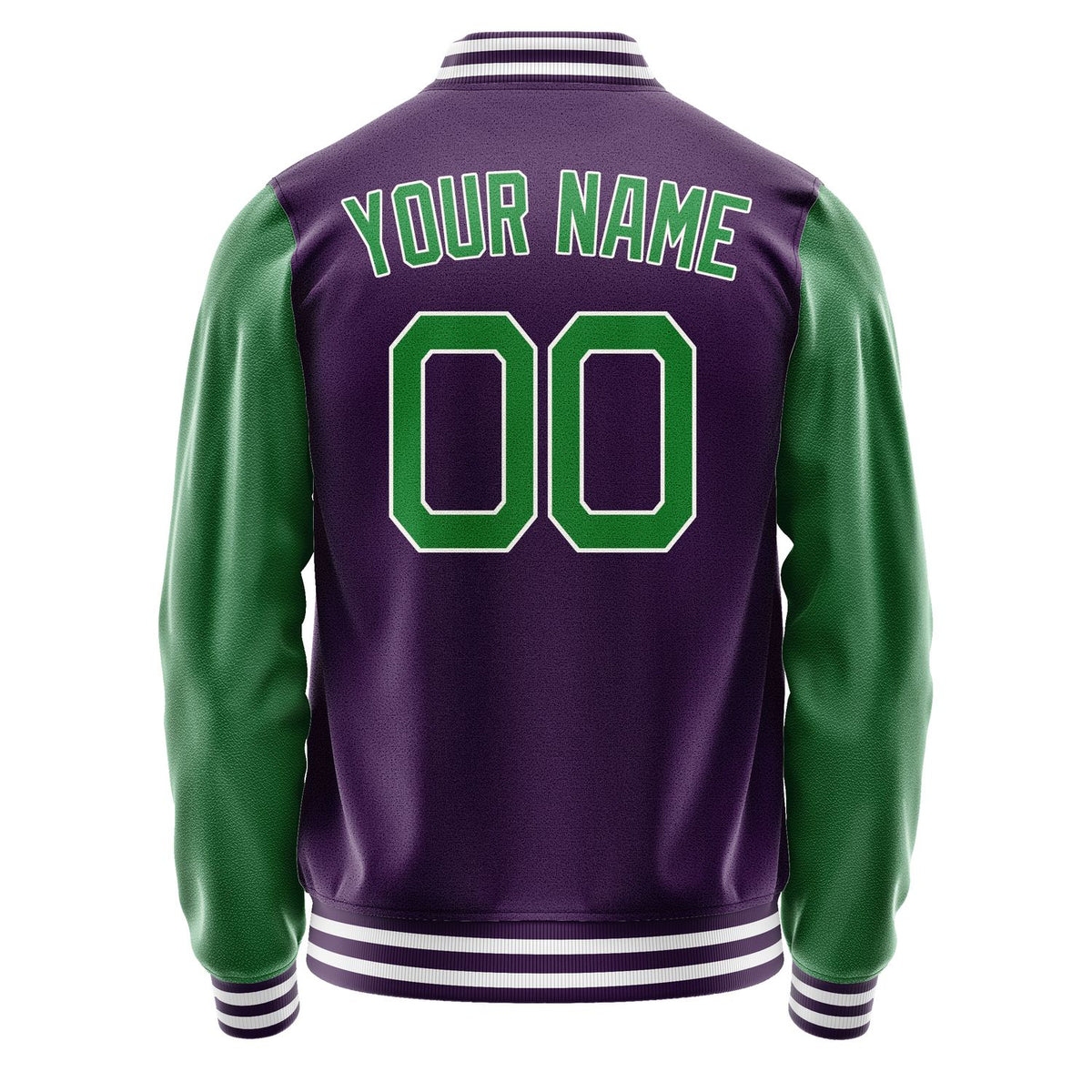 Custom Purple Emerald Green Jacket JA0707240717B21724