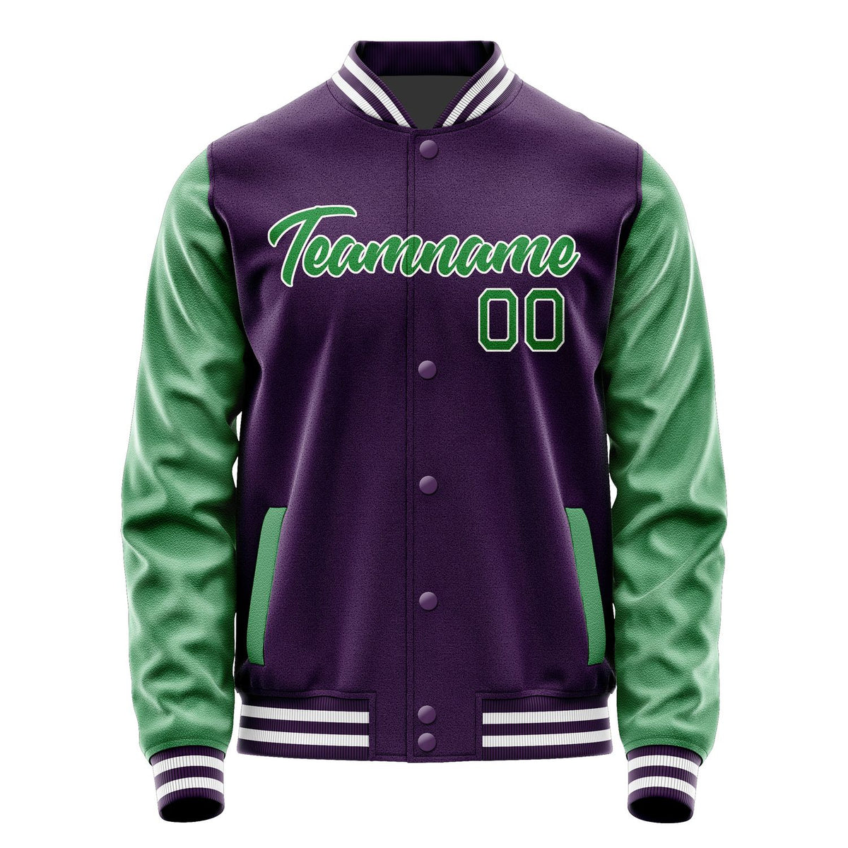 Custom Purple Emerald Green Jacket JA0707240717B21724