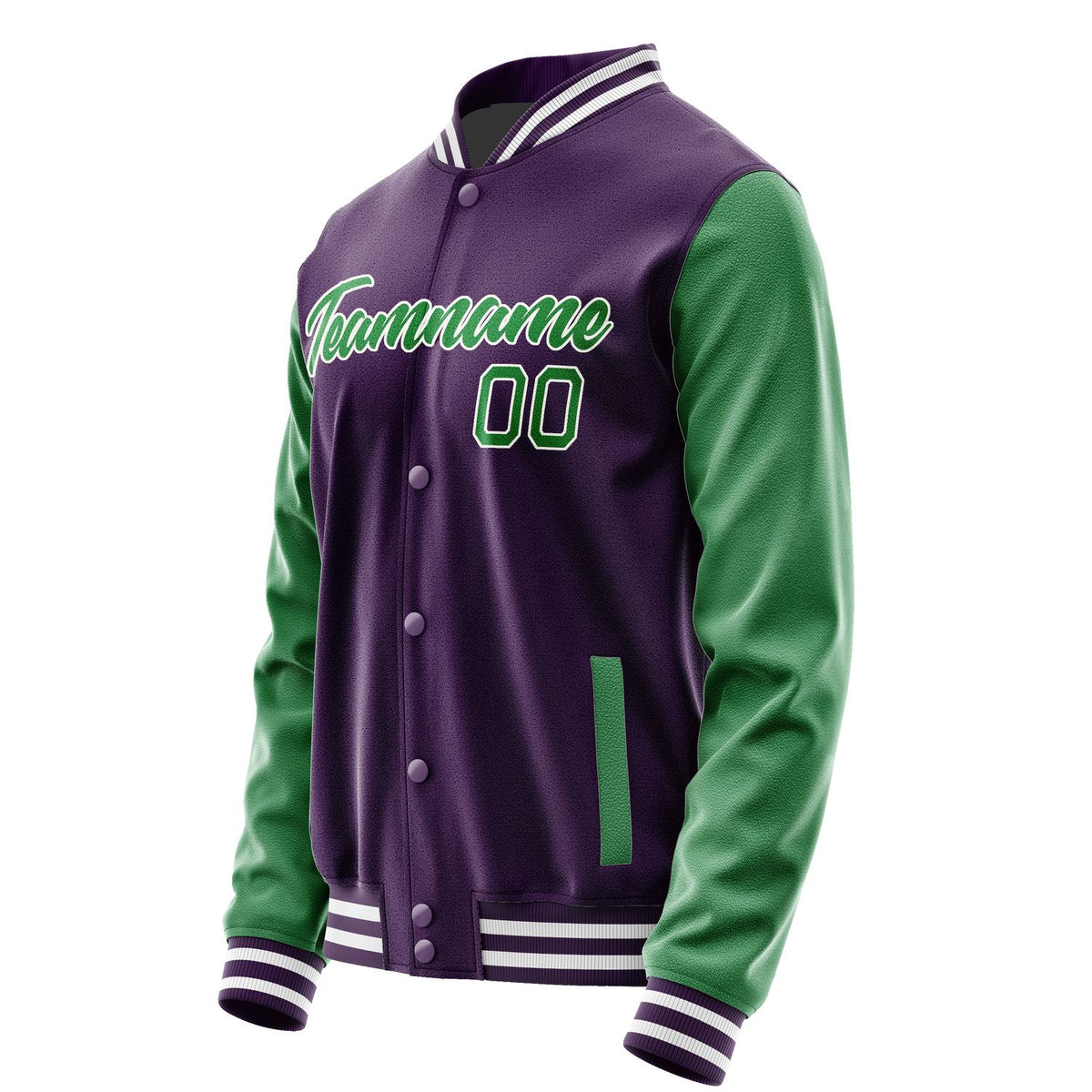 Custom Purple Emerald Green Jacket JA0707240717B21724