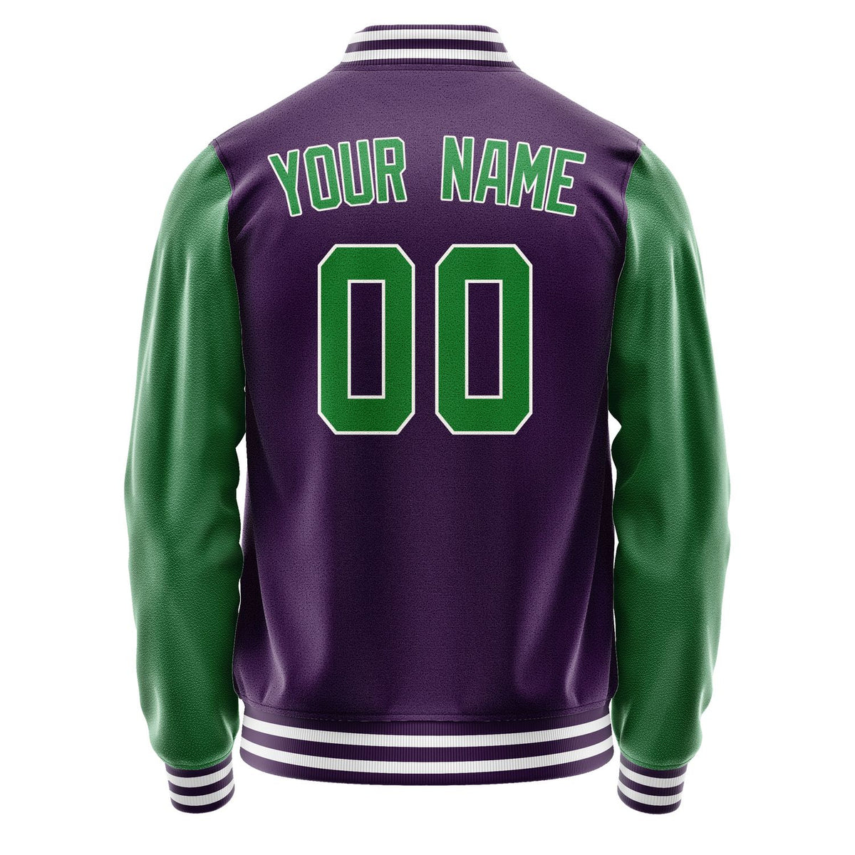 Custom Purple Emerald Green Jacket JA0707240718B31824