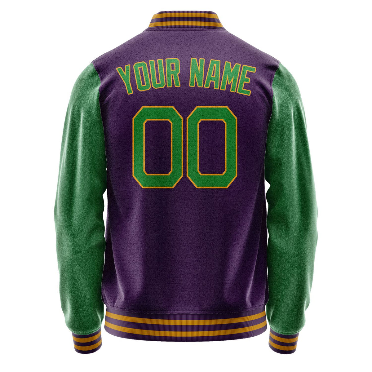 Custom Purple Emerald Green Jacket JA0707240718B21824