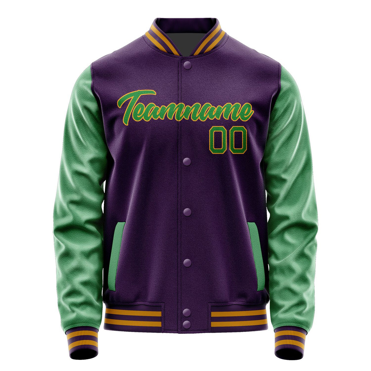 Custom Purple Emerald Green Jacket JA0707240718B21824