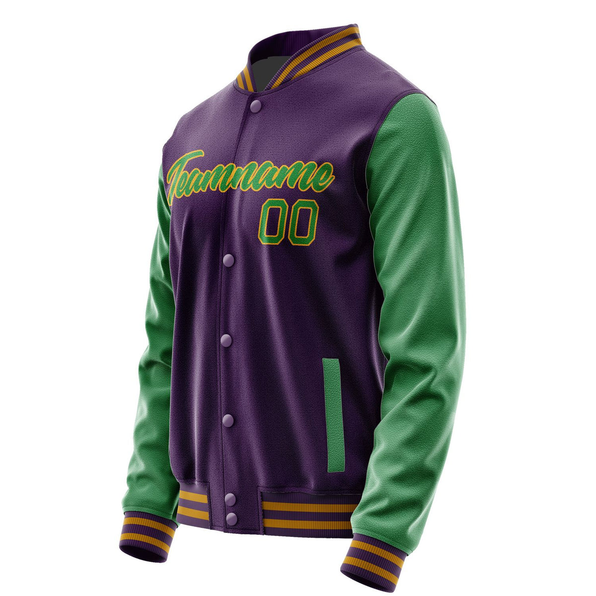 Custom Purple Emerald Green Jacket JA0707240718B21824