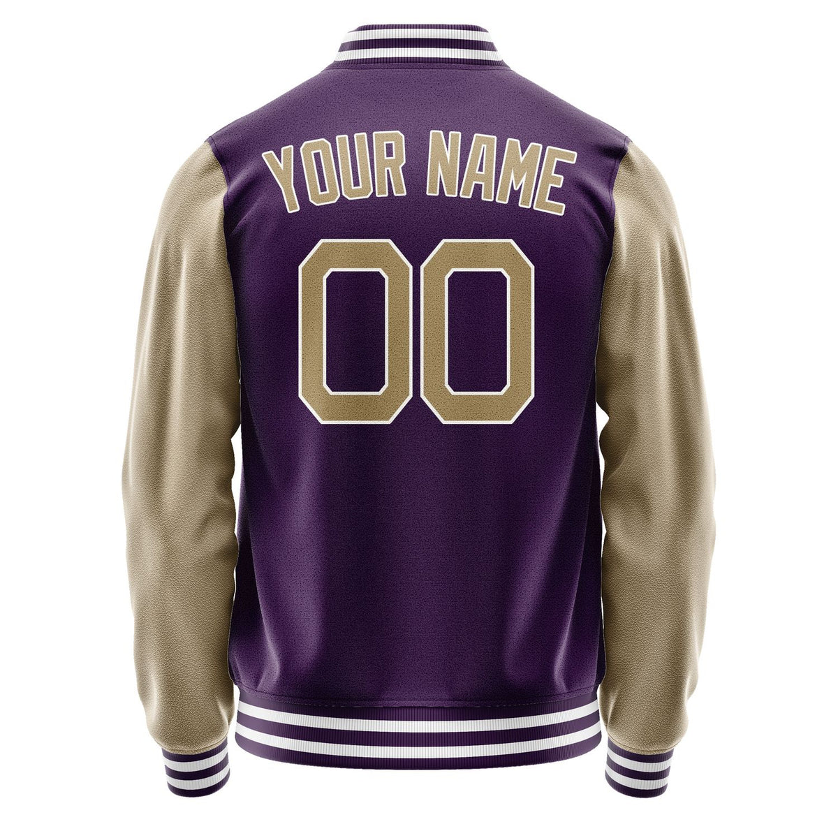 Custom Purple Light Khaki Jacket JA0707250717B21725