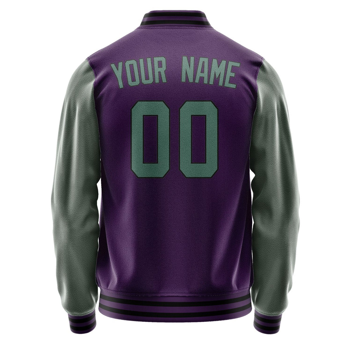 Custom Purple Blue Green Jacket JA0707270717B31727