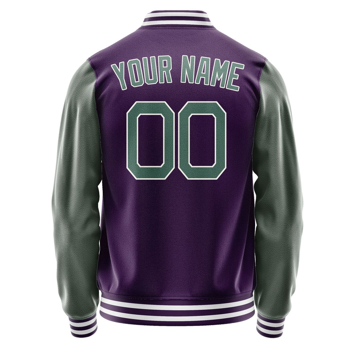 Custom Purple Blue Green Jacket JA0707270717B21727