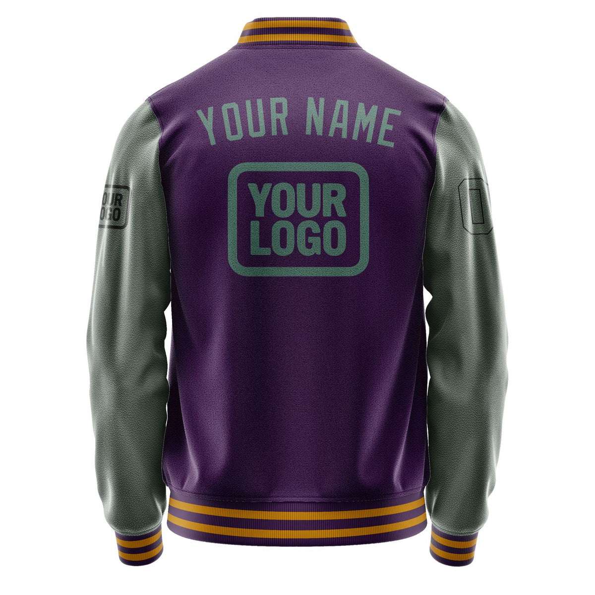 Custom Purple Blue Green Jacket JA070727071917272717