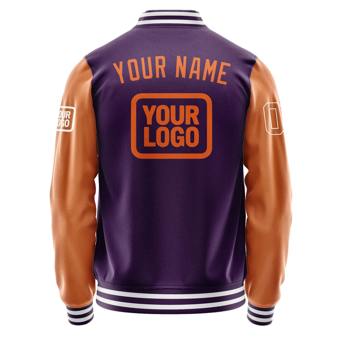 Custom Purple Orange Jacket JA070728071818282818