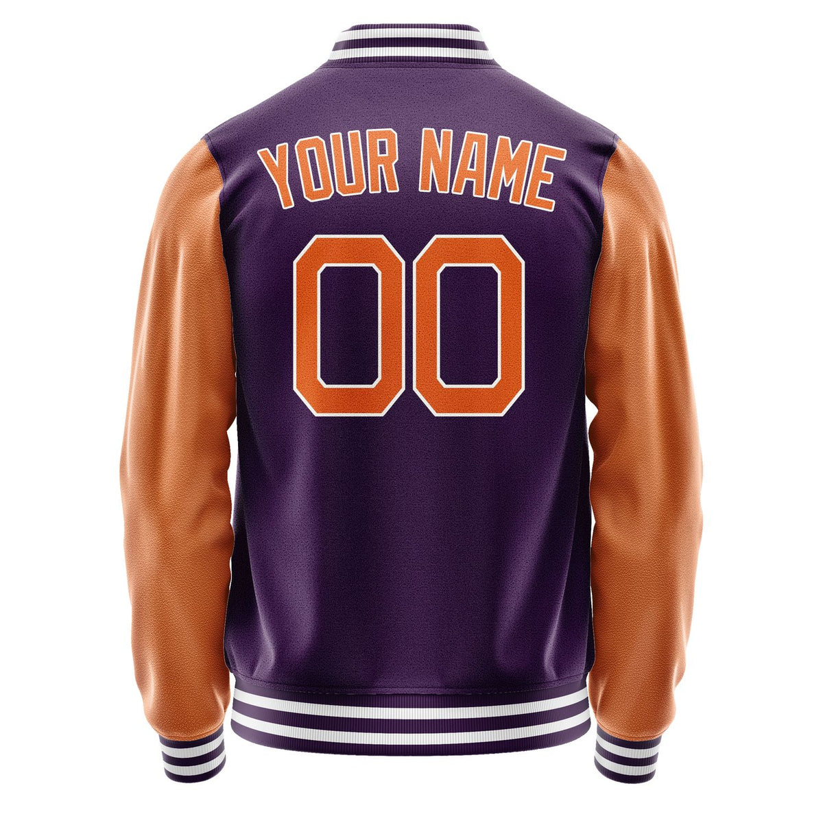 Custom Purple Orange Jacket JA0707280717B21728