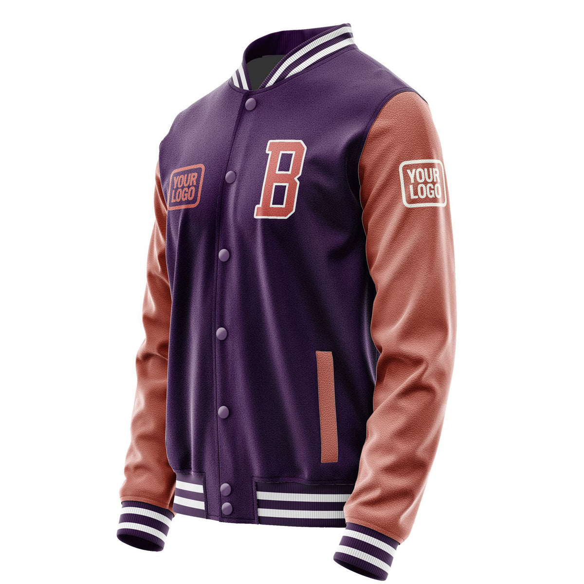 Custom Purple Copper Rose Jacket JA070729071818292918