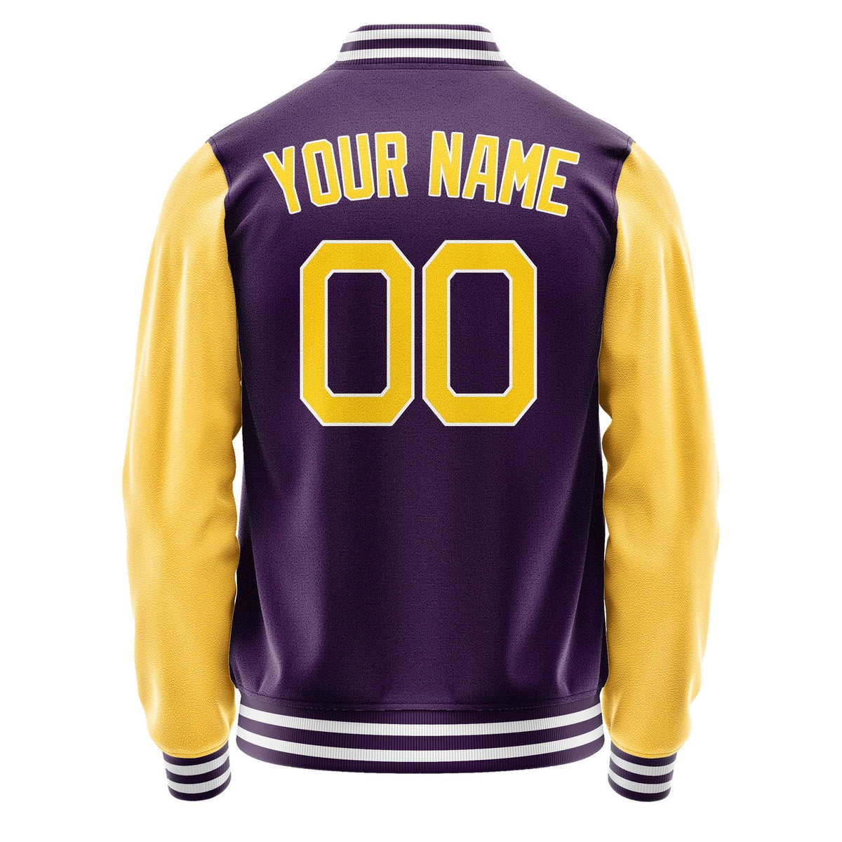 Custom Purple Gold Jacket JA0707300717B21730