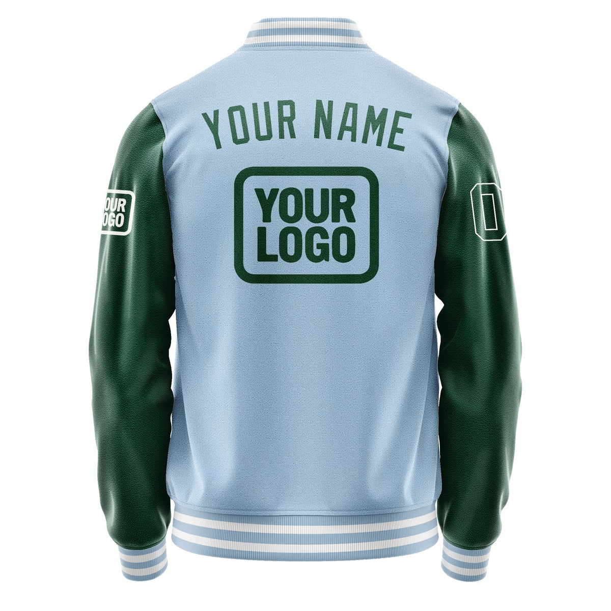 Custom Light Blue Green Jacket JA080805081818050518