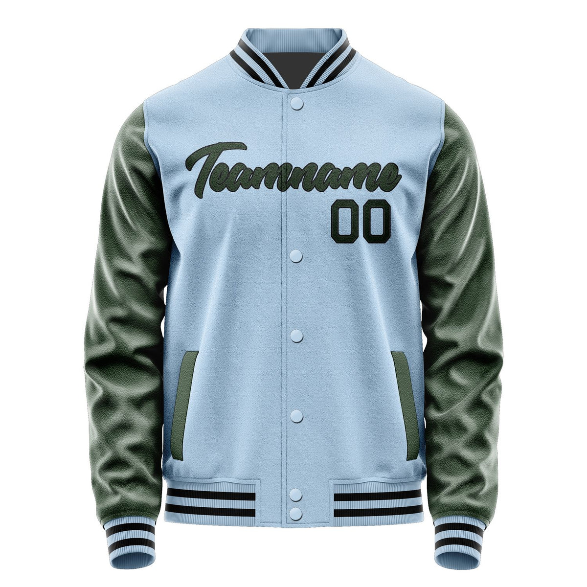 Custom Light Blue Green Jacket JA0808050915B21505