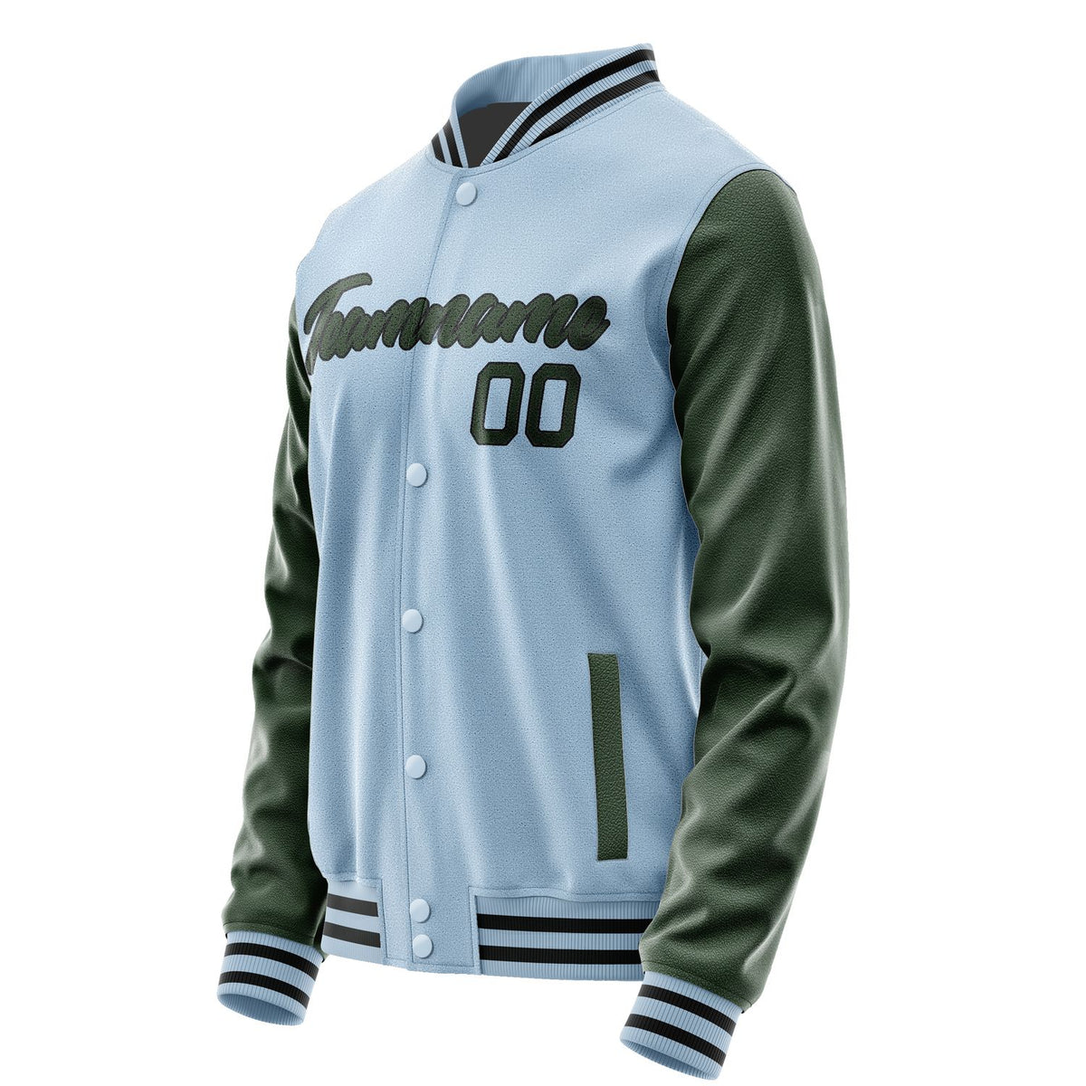 Custom Light Blue Green Jacket JA0808050915B21505