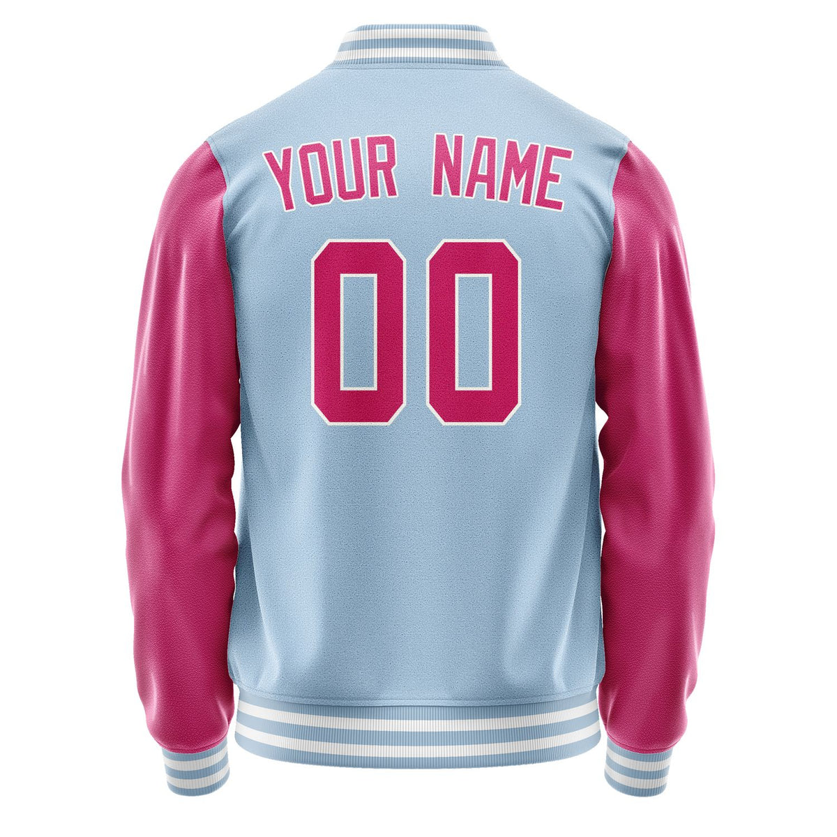 Custom Light Blue Pink Jacket JA0808130818B31813