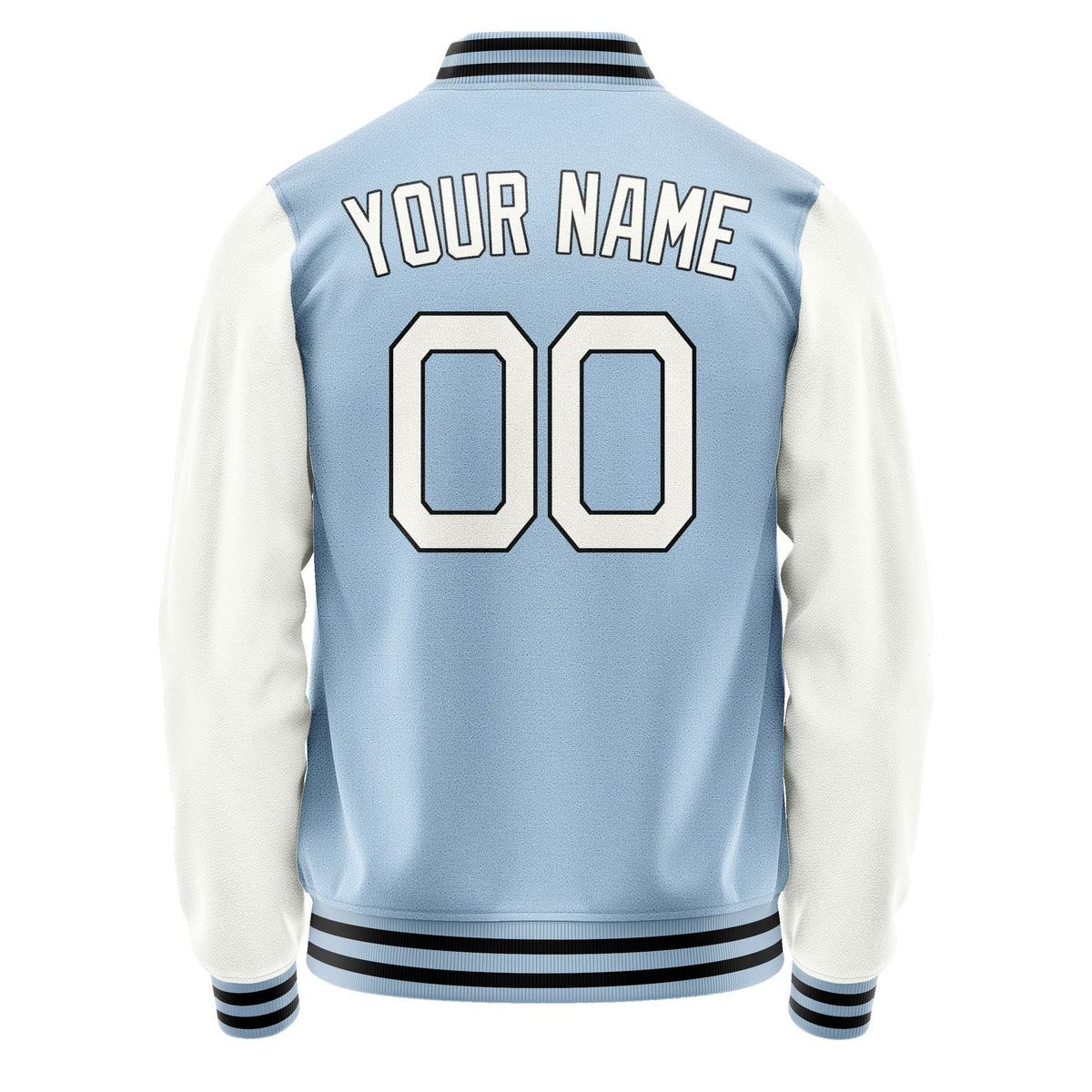 Custom Light Blue White Jacket JA0808180817B21718