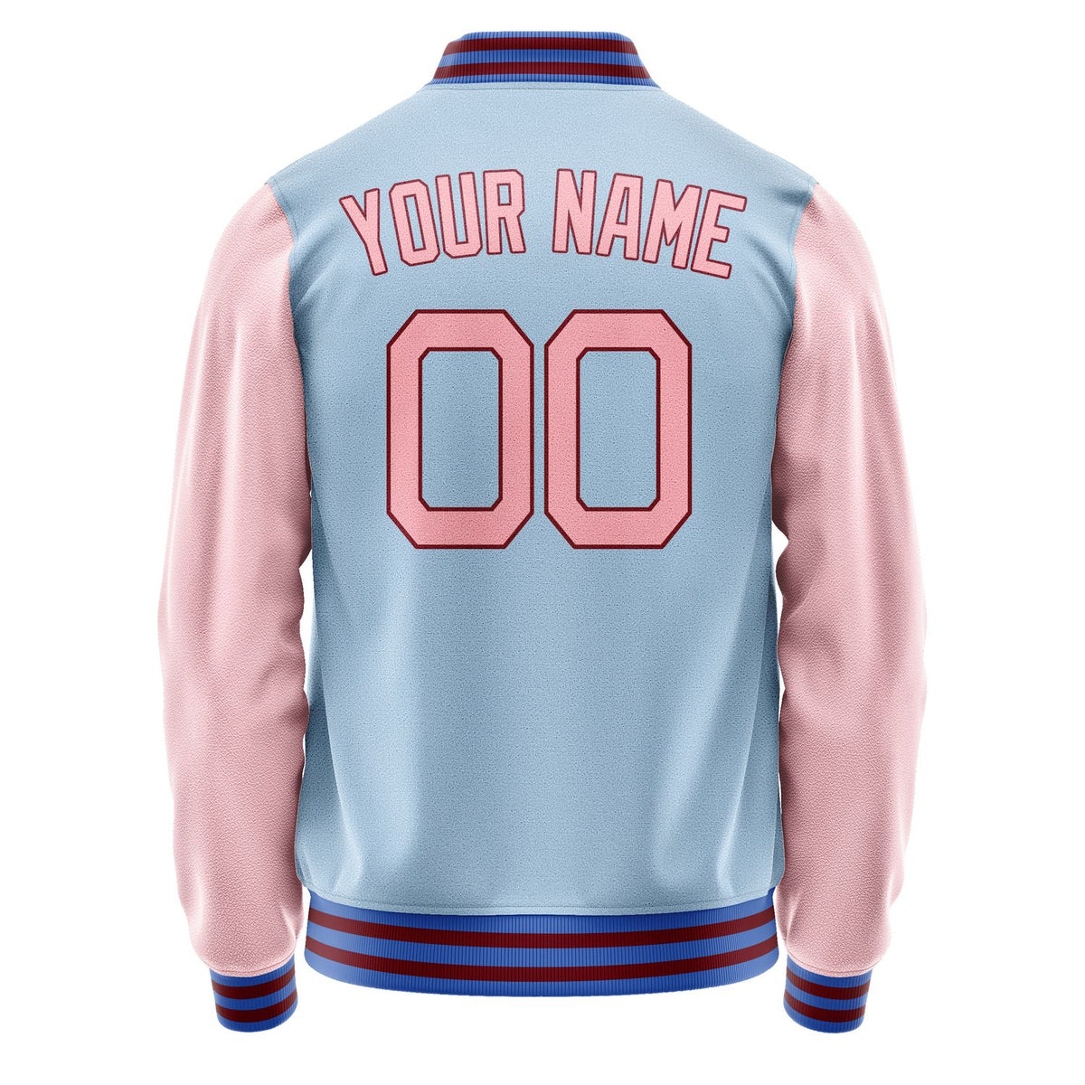 Custom Light Blue Light Pink Jacket JA0808210915B21521