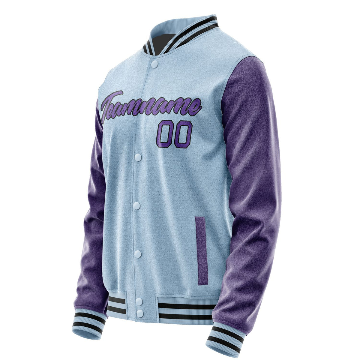 Custom Light Blue Light Purple Jacket JA0808230817B21723