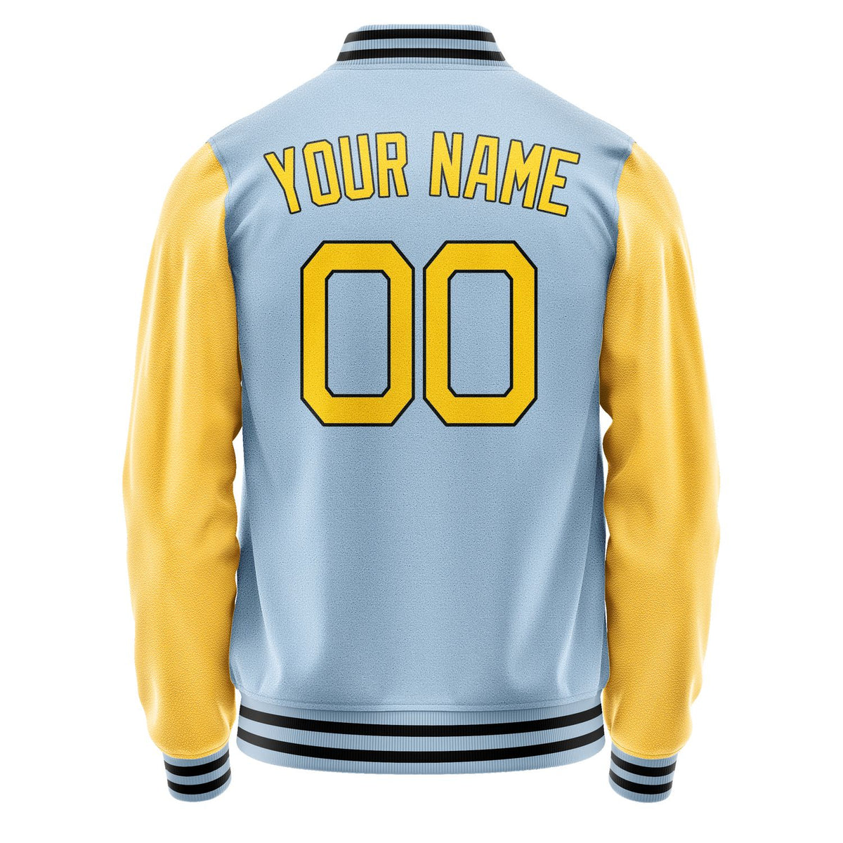 Custom Light Blue Gold Jacket JA0808300817B21730