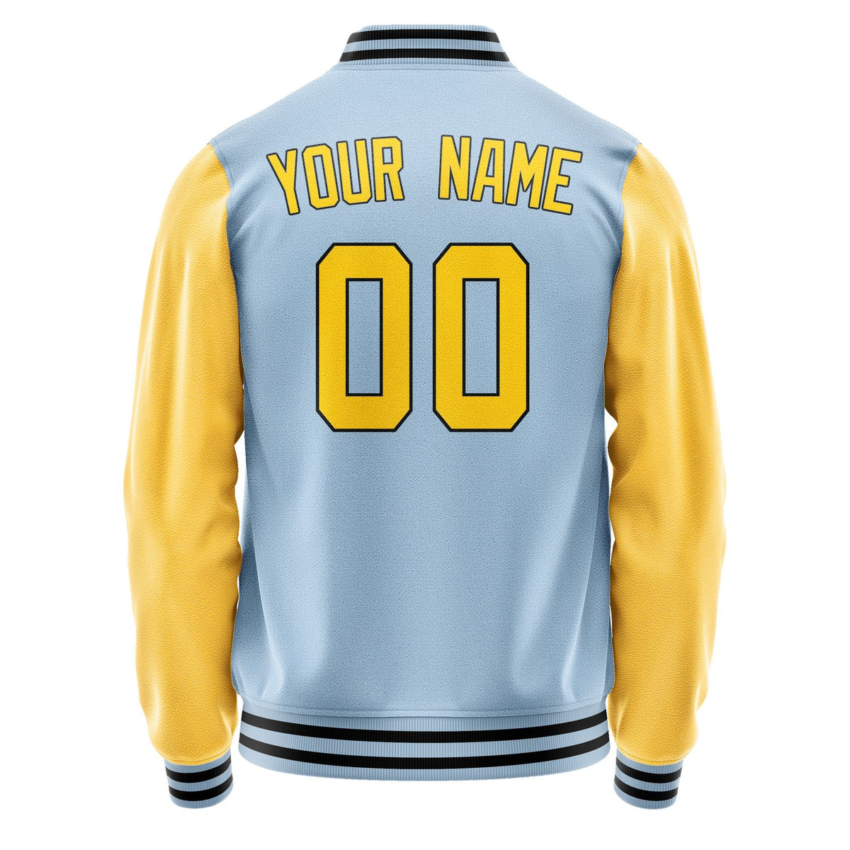 Custom Light Blue Gold Jacket JA0808300817B31730