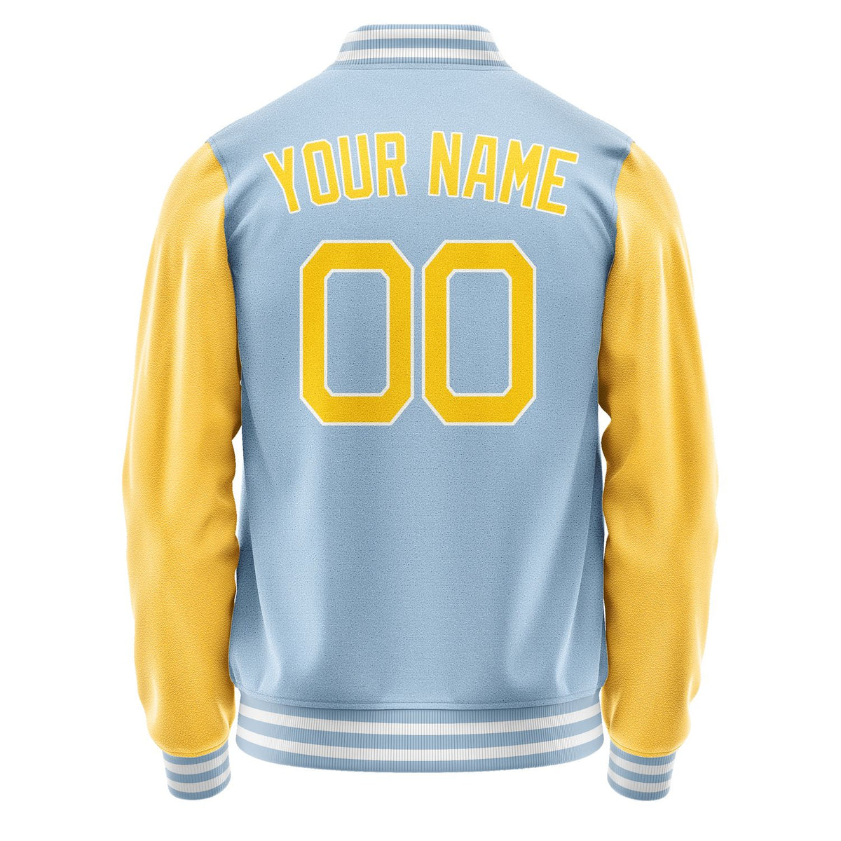 Custom Light Blue Gold Jacket JA0808300818B21830