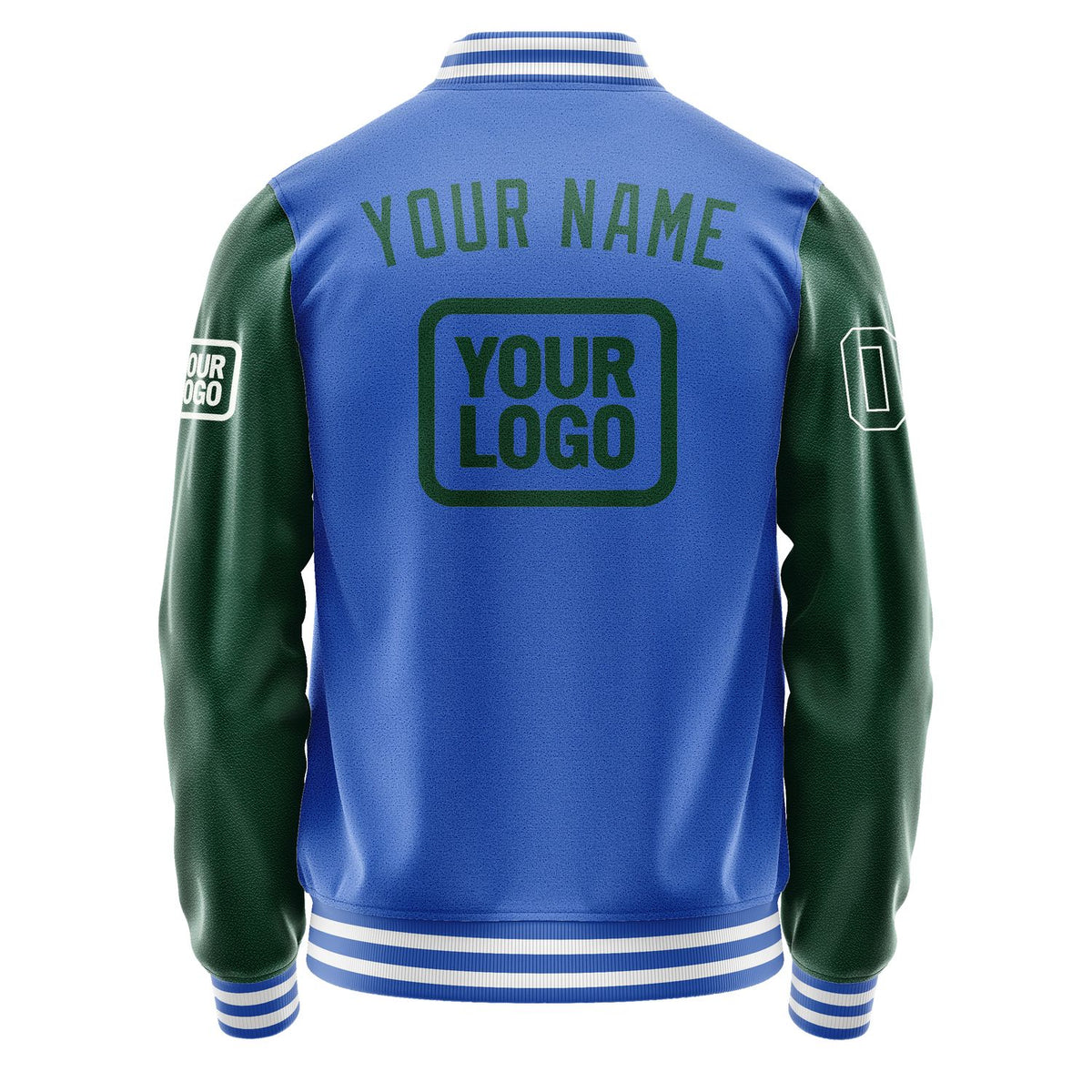 Custom Sky Blue Green Jacket JA090905091818050518