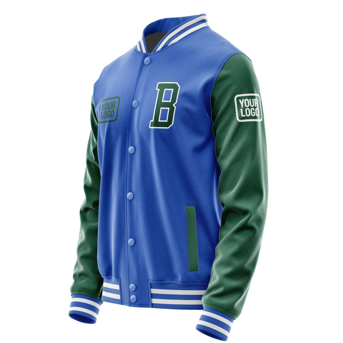 Custom Sky Blue Green Jacket JA090905091818050518