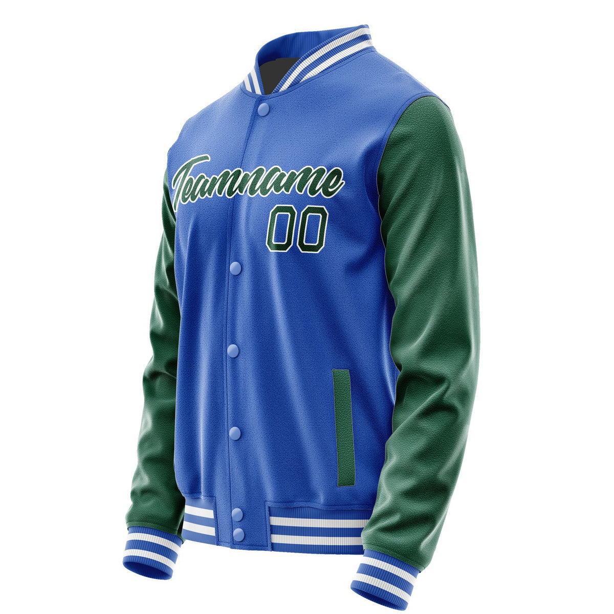 Custom Sky Blue Green Jacket JA0909050918B21805