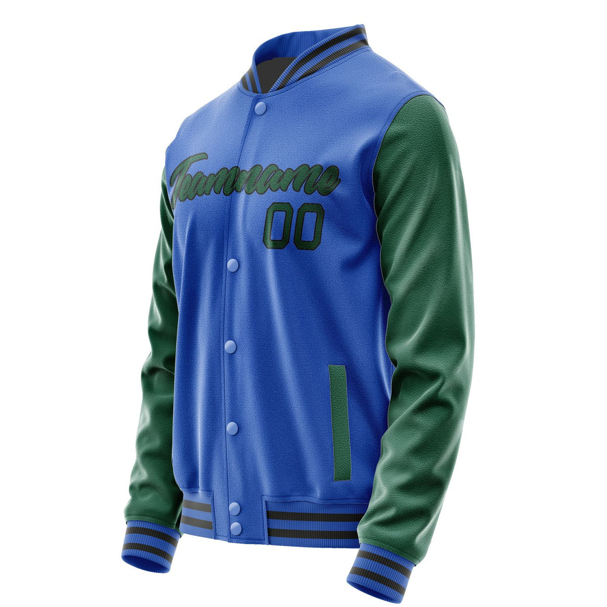 Custom Sky Blue Green Jacket JA0909050920B21705