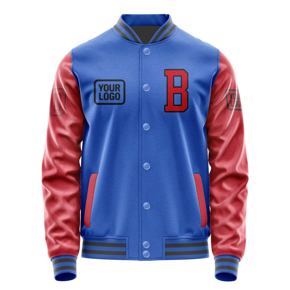 Custom Sky Blue Red Jacket JA090914092017141417