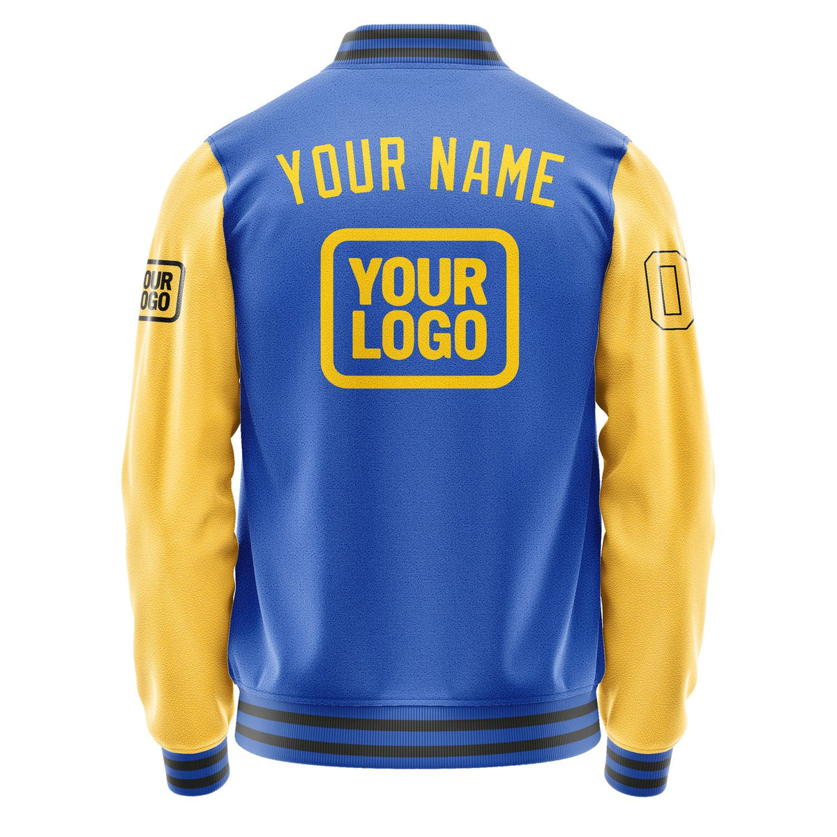 Custom Sky Blue Gold Jacket JA090930092017303017