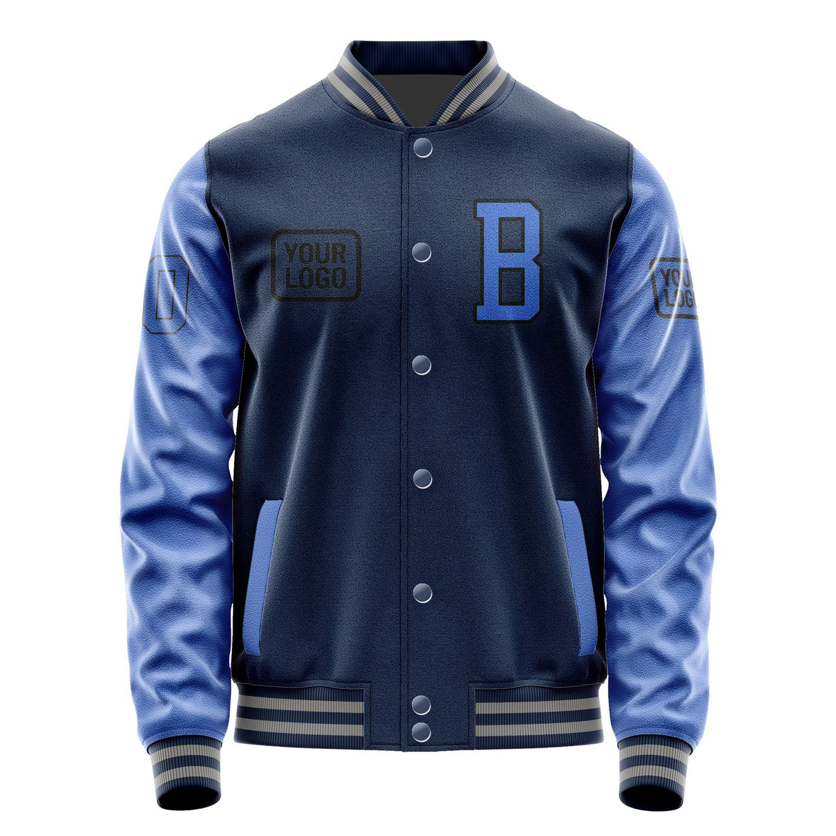 Custom Blue Sky Blue Jacket JA101009100417090917