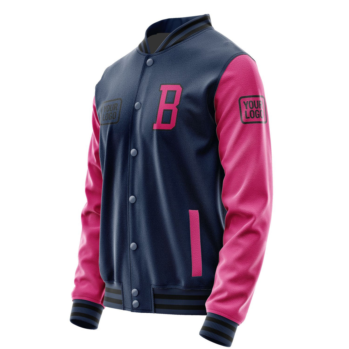 Custom Blue Pink Jacket JA101013101717131317