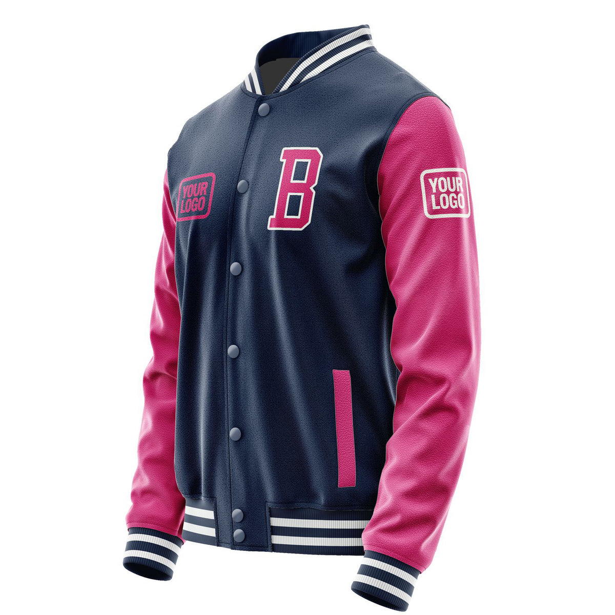 Custom Blue Pink Jacket JA101013101818131318