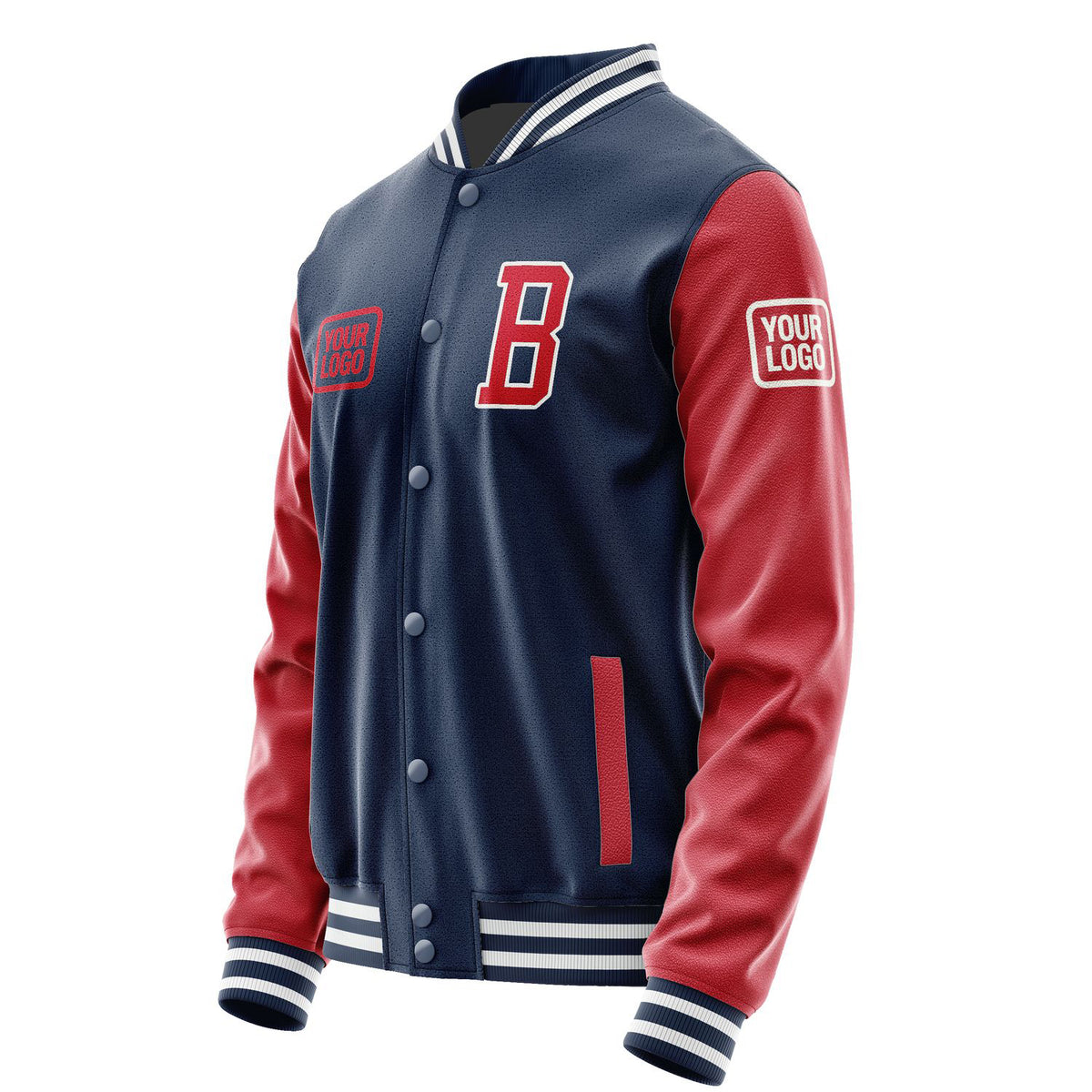 Custom Blue Red Jacket JA101014101818141418