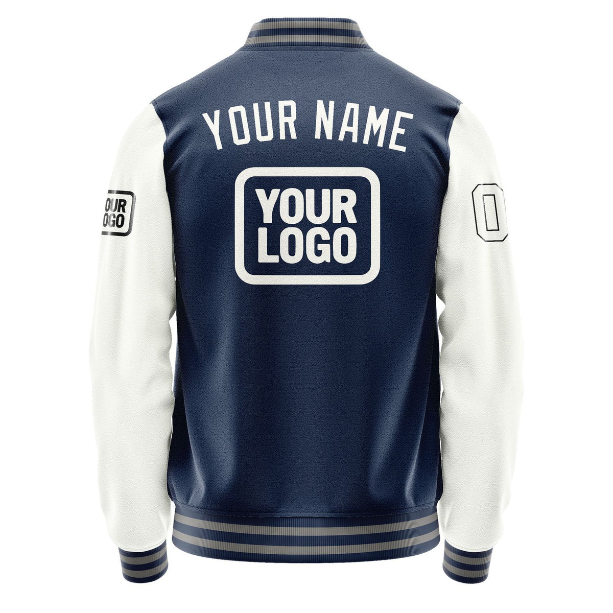 Custom Blue White Jacket JA101018100417181817