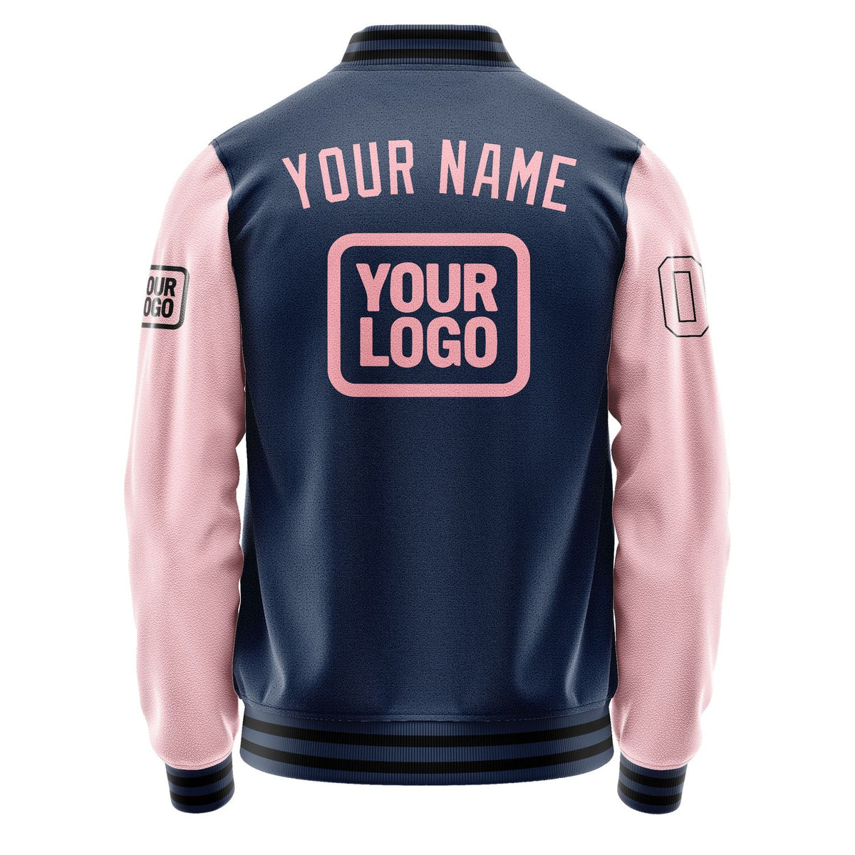 Custom Blue Light Pink Jacket JA101021101717212117