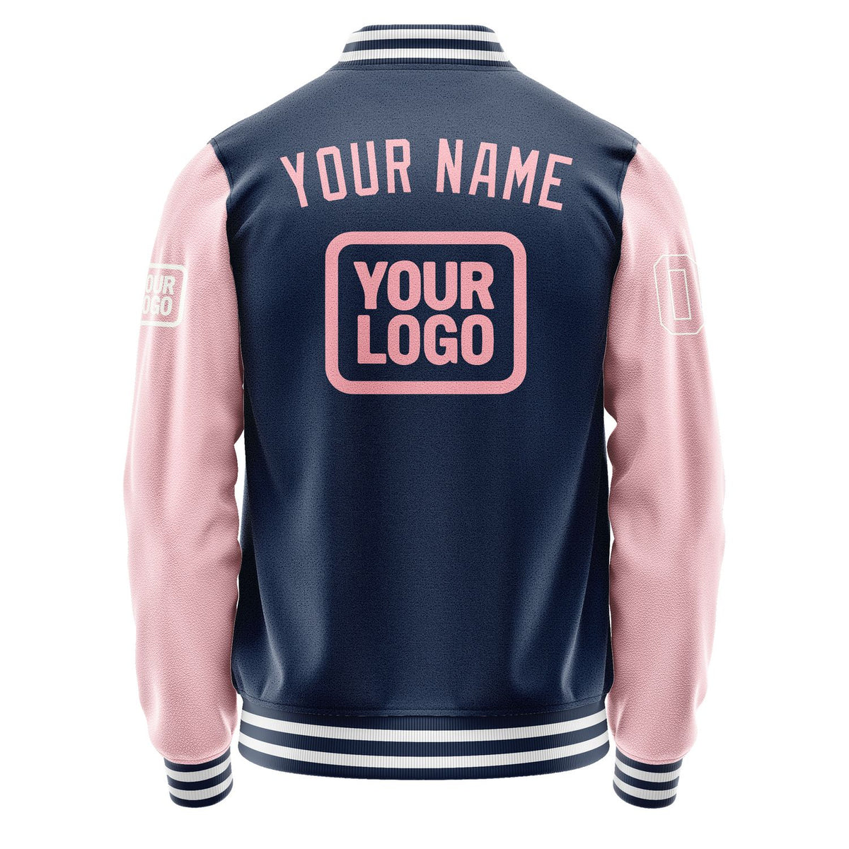 Custom Blue Light Pink Jacket JA101021101818212118