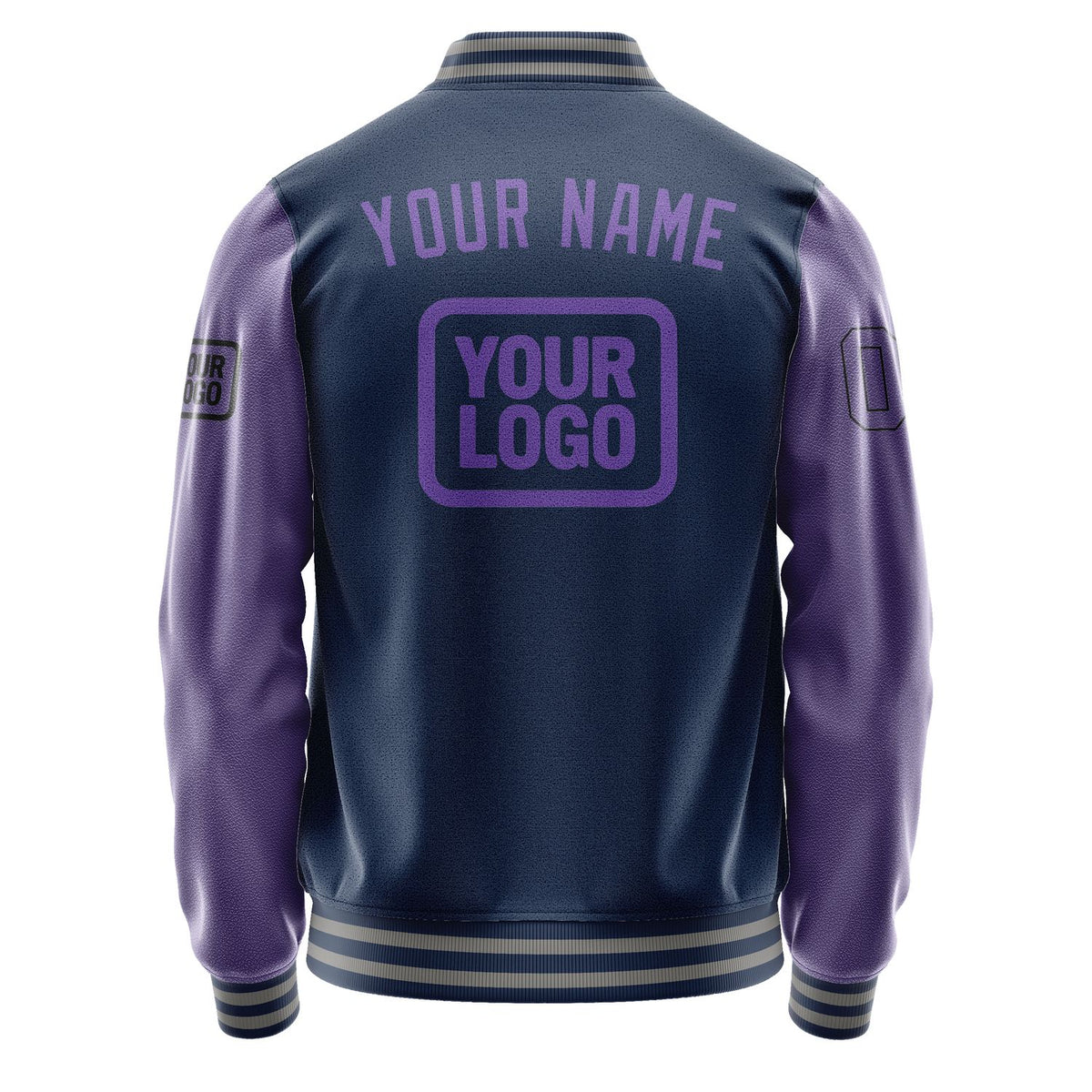 Custom Blue Light Purple Jacket JA101023100417232317