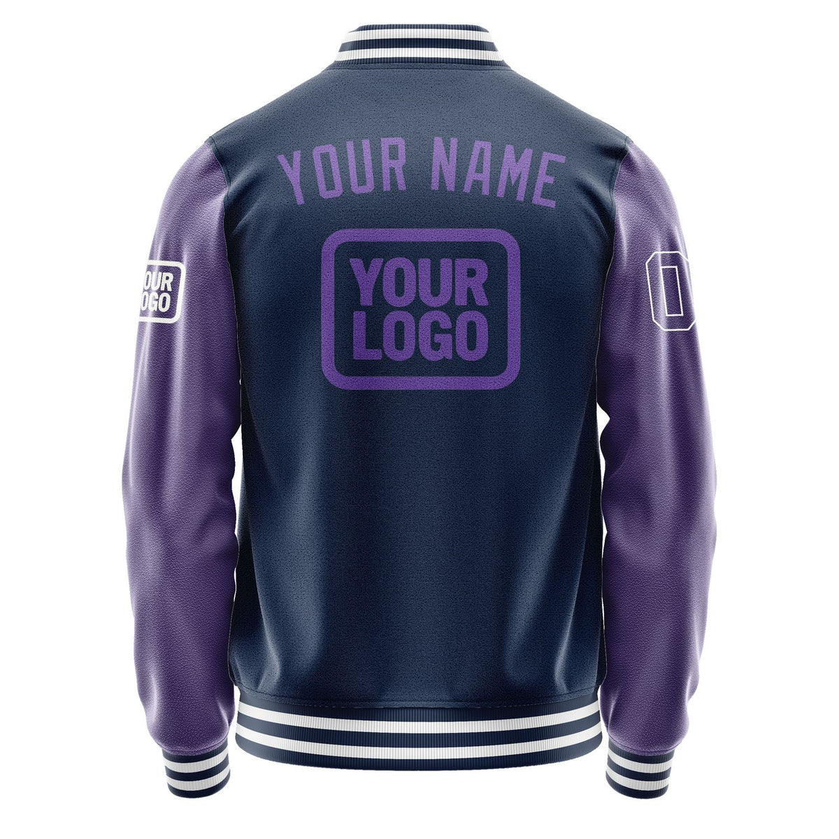 Custom Blue Light Purple Jacket JA101023101818232318