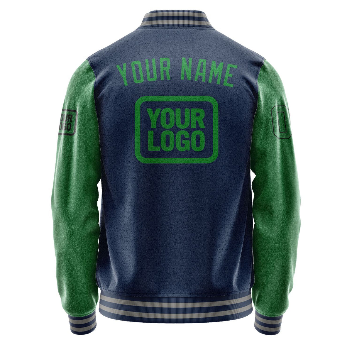 Custom Blue Emerald Green Jacket JA101024100417242417