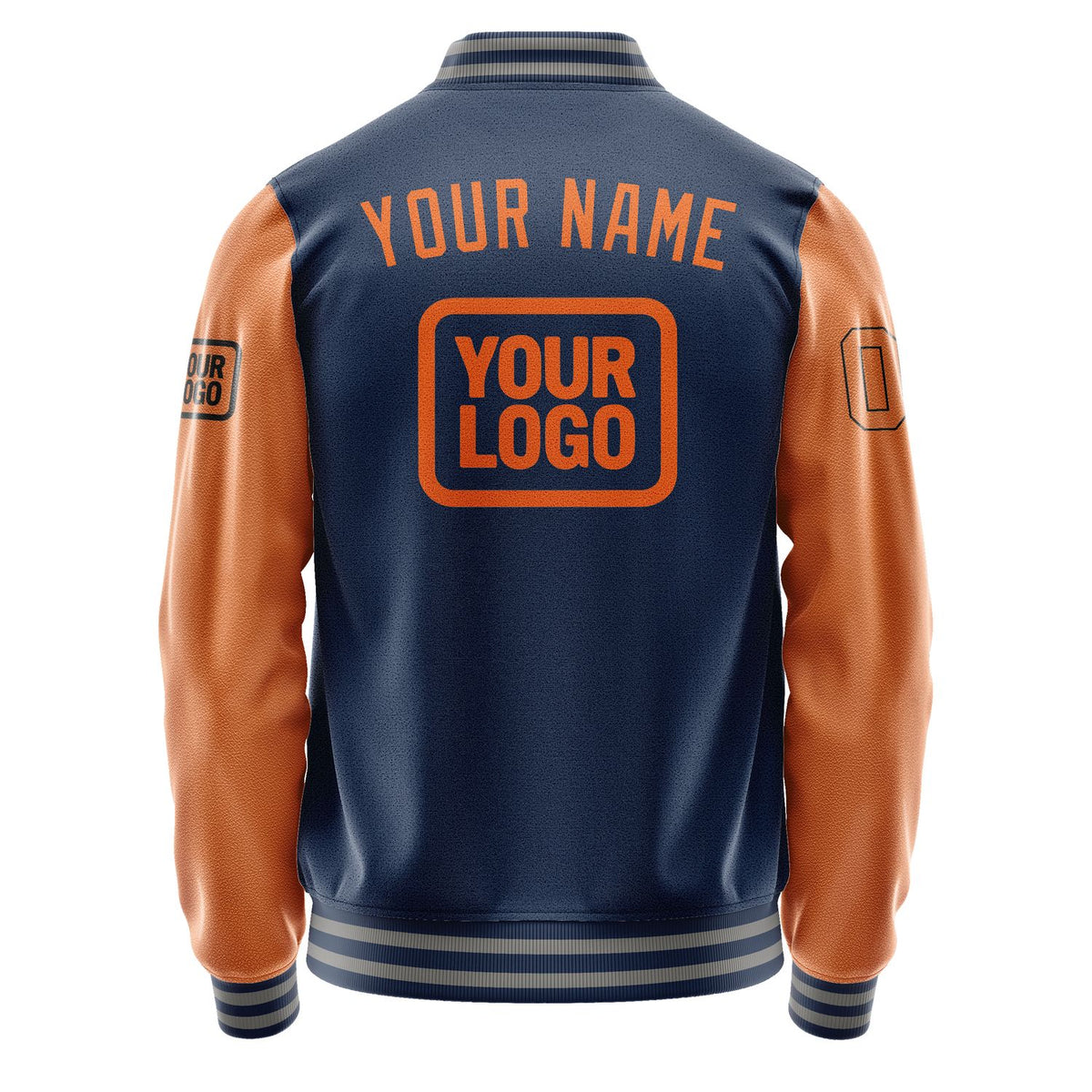 Custom Blue Orange Jacket JA101028100417282817